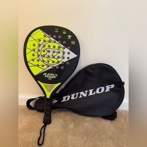 Dunlop Rapid Power 2.0 Padel Raquet - Green and Black - Used only one time